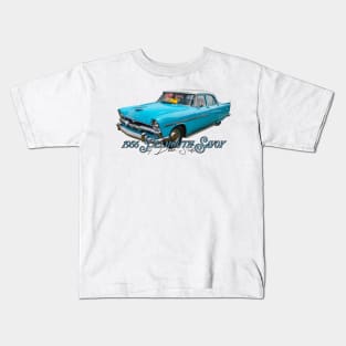 1956 Plymouth Savoy 4 Door Sedan Kids T-Shirt